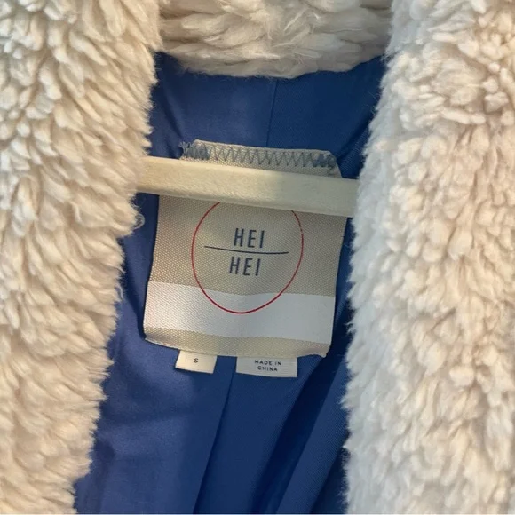 Anthropologie Cream Faux Fur Jacket - Picture 2 of 4